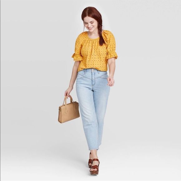 🆕 Universal Thread Gold Top - Picture 4 of 6